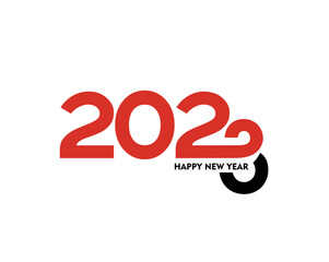 2023 Happy New Year Text Typography Design Patter, Vector illustration.