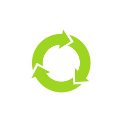 Recycling icon. An arrow that revolves endlessly Reuse concept Recycled.