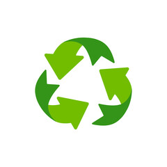 Obraz premium Recycling icon. An arrow that revolves endlessly Reuse concept Recycled.