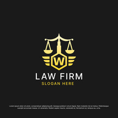 Logo Thempalte Law Firm Initial Alphabet Premium Vector