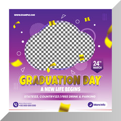 Social Media Banner Post Graduation Template