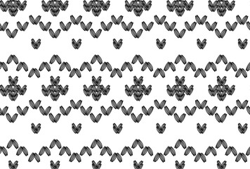 abstract seamless pattern, vector illustration Isolated on white background