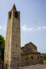 Fototapeta na wymiar Medieval church of San Severo at Bardolino