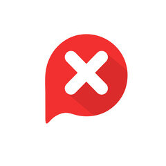 Fototapeta premium Green check mark and red wrong On the checked box. True or false