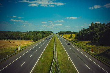 road in the countryside