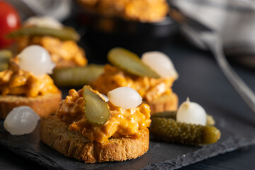 Homemade vegan spread.