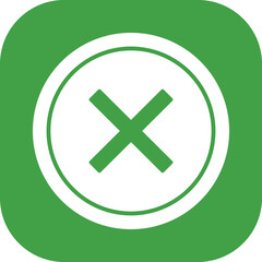 Obraz premium Do Not Cross Vector Icon