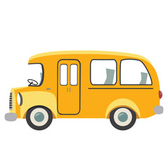 Yellow School Bus  car vector
