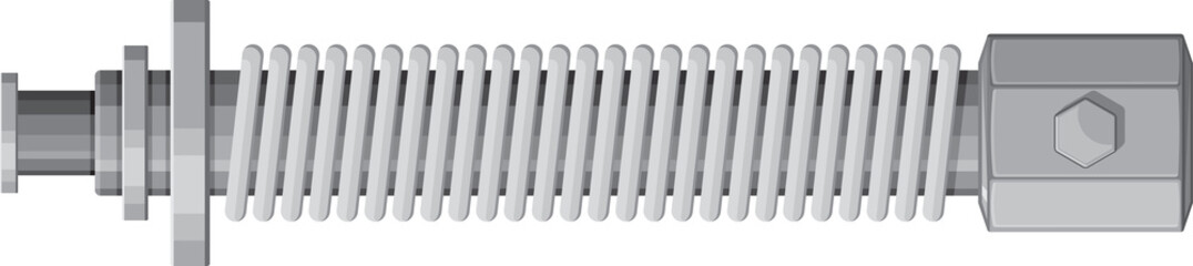 Vehicle detail isolated shock absorber damper icon