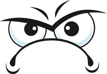 Sad upset emoticon isolated character emoji icon