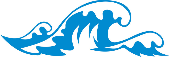 Sea waves isolated splashes of ocean