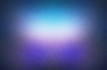 Shimmering dots grid deep blue holographic metal polished background. Textured mosaic iridescent gloss surface.