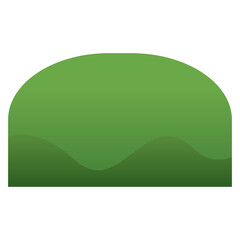 Obraz premium Green grass, bush, tree bush and lawn or turf.