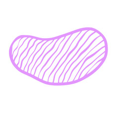 illustration of a pink element layout 