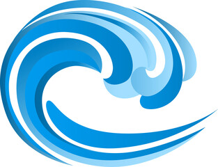 Ocean or sea wave isolated marine drops