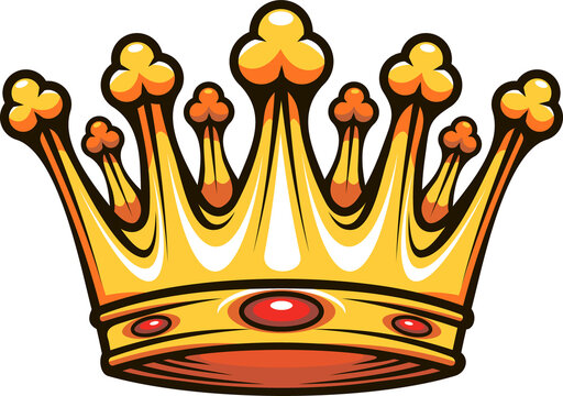 King Or Queen Crown Isolated Royalty Symbol