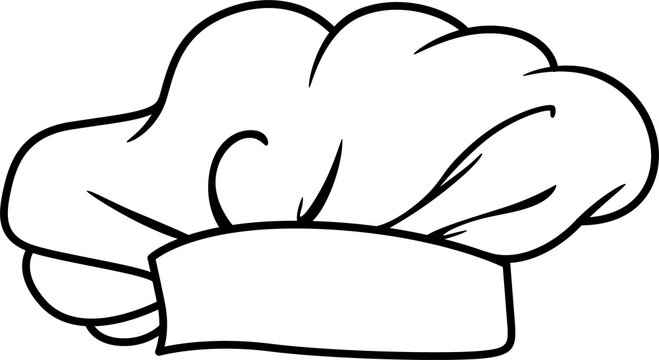 recommend clip art: Baker kitchen worker headdress, chef-cook hat