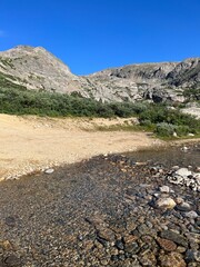 Hiking Colorado Trail To Alpine Lake