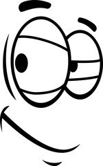 Irritatingly smug smirk smile emoticon expression