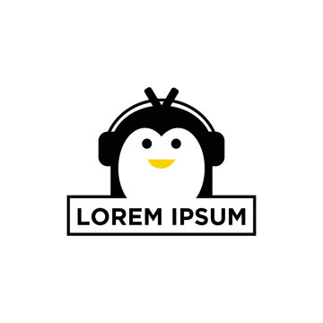 Penguin Music Logo Design