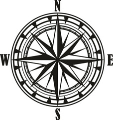 Navigation compass, nautical cartography navigator