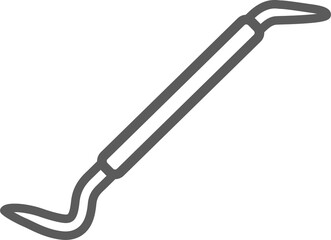 Metal bar isolated mount crossbar pinch-bar linear