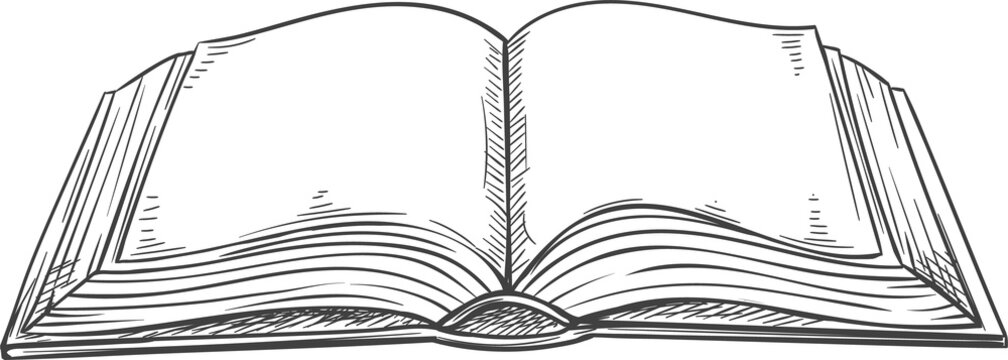 7,700+ Drawing Of Open Books Stock Illustrations, Royalty-Free