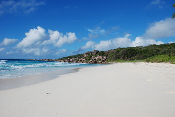 Seychelles \ La Digue island\ Grand Anse beach