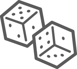 Dice casino jackpot poker icon