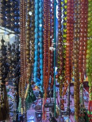 photo in market of antiques and rosary beads in basracity