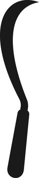 recommend clip art: Bagging or reaping hook isolated garden sickle