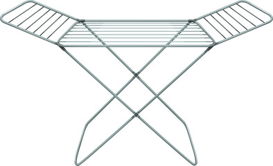 Metal cloth dryer isolated folding drying rack