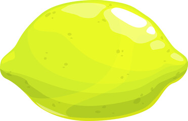 Yellow lemon isolated fresh whole citrus fruit