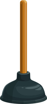 Plunger toilet vantus isolated unclog pumps device