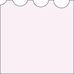 Obraz premium cute pink planner paper template, striped note, journal, reminder, notes, checklist, memo, notepad
