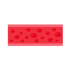 Vector drops of red blood. Blood donation Helping ideas with a blood test.