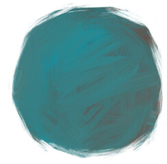 Circle oil brush grung painting circle space background illustration