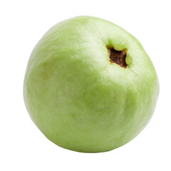Guava fruit isolated on alpha background.