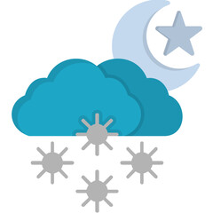Night Snow Icon