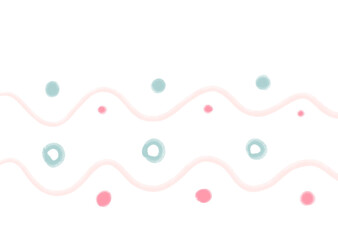 Christmas line banner footer elemets hand drawing doodle line sketch illustration