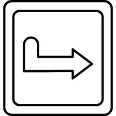 Turn Right Icon