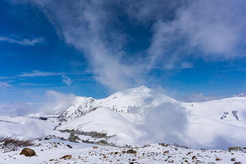 立山　冬　雷鳥沢キャンプ場