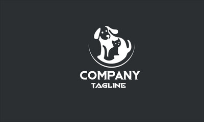 minimal animal care logo template