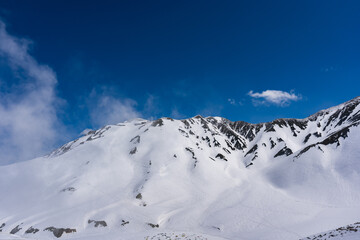 立山　冬　雷鳥沢キャンプ場