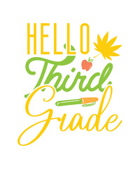 Back To School SVG, Retro Back To School SVG, Back To School kids svg, First Day Of School,Hello Back To School SVG, Fifth Grade SVG, Back To School 5th Grade Svg, Png, Dxf, Eps, Cricut, Silhouette, S