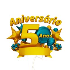 Aniverário de 5 anos brasil - 5 years anniversary brazil