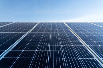 Obraz premium Construction of concentrated solar power plant