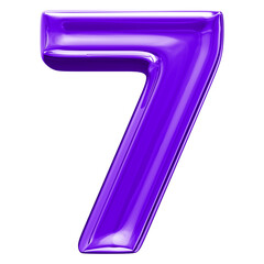 3d number 7