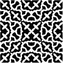 Design seamless monochrome geometric pattern. Abstract background. Vector art.Perfect for site backdrop, wrapping paper, wallpaper, textile and surface design. 