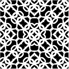 Design seamless monochrome geometric pattern. Abstract background. Vector art.Perfect for site backdrop, wrapping paper, wallpaper, textile and surface design. 